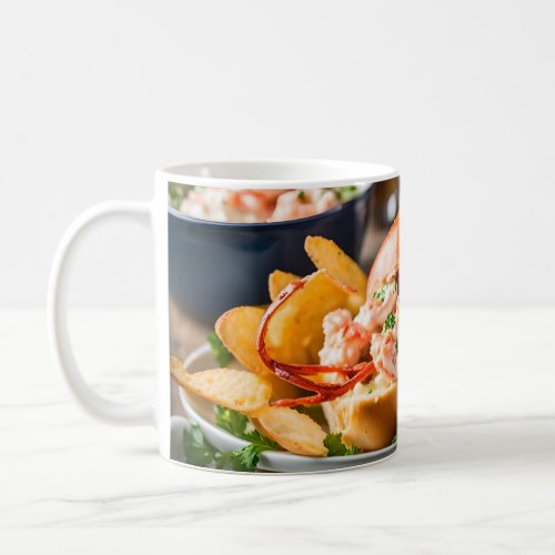 Lobster Roll And Potato Chips Coffee Mug