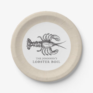 Lobster   Seafood Boil Custom Paper Plates