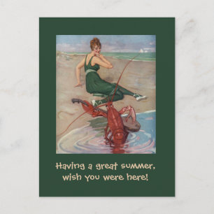 Lobster Serenade Postcard
