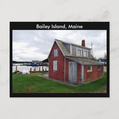 Lobster Shack Bailey Island Maine Postcard