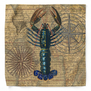 Lobster Shellfish Seafood Maine Classic Ocean Bandana