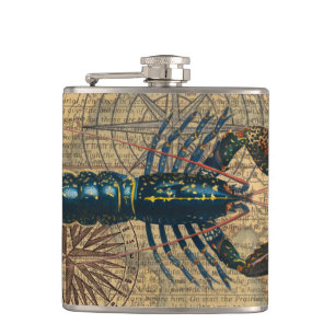 Lobster Shellfish Seafood Maine Classic Ocean Flask