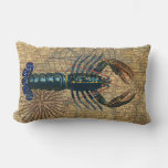 Lobster Shellfish Seafood Maine Classic Ocean Lumbar Pillow