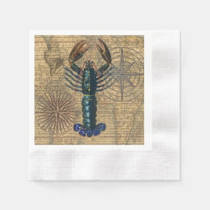 Lobster Shellfish Seafood Maine Classic Ocean Napkins