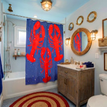 Lobster Shower Curtain
