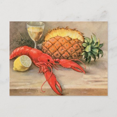 Lobster Still Life Postcard