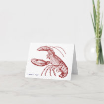 Lobster Thank You Card