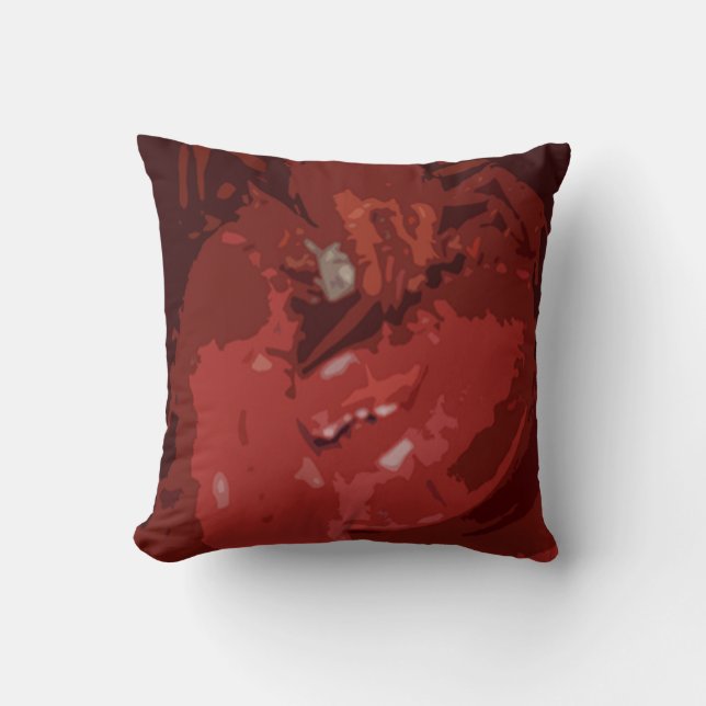 Lobster Throw Pillow (Front)
