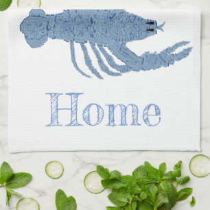 Lobster Topiary Ginger Jars Pickleball Decor Kitchen Towel