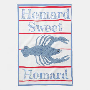 Lobster Topiary Ginger Jars Pickleball Decor  Kitchen Towel