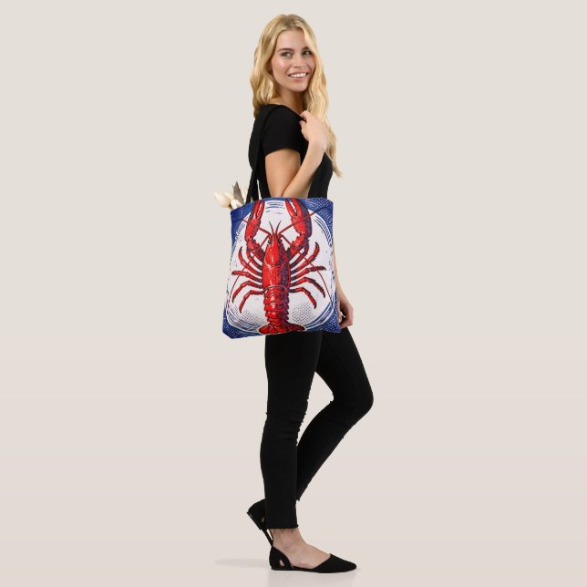 Lobster Tote Bag (On Model)