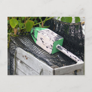 Lobster Trap Buoy Postcard
