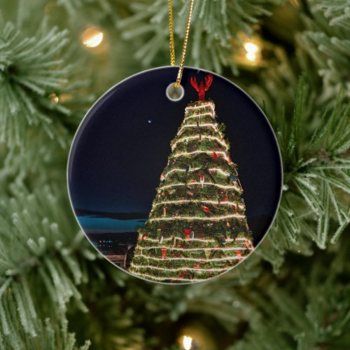 Lobster Trap Christmas Tree Ornament