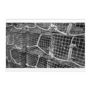 Lobster Trap Stack Acrylic Print