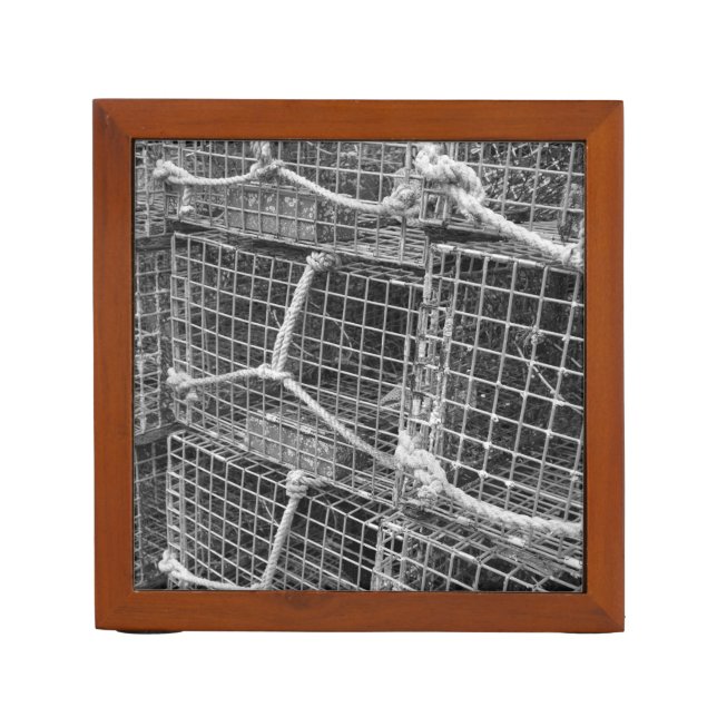 Lobster Trap Stack Desk Organizer (Front)