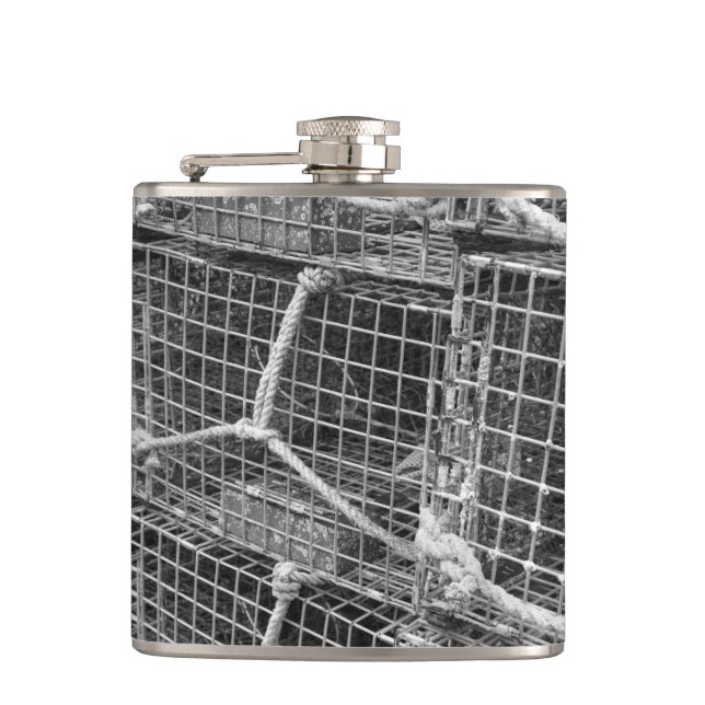 Lobster Trap Stack Flask (Front)