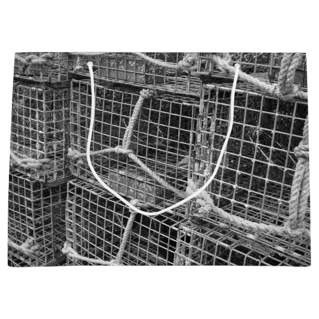 Lobster Trap Stack Large Gift Bag (Front)