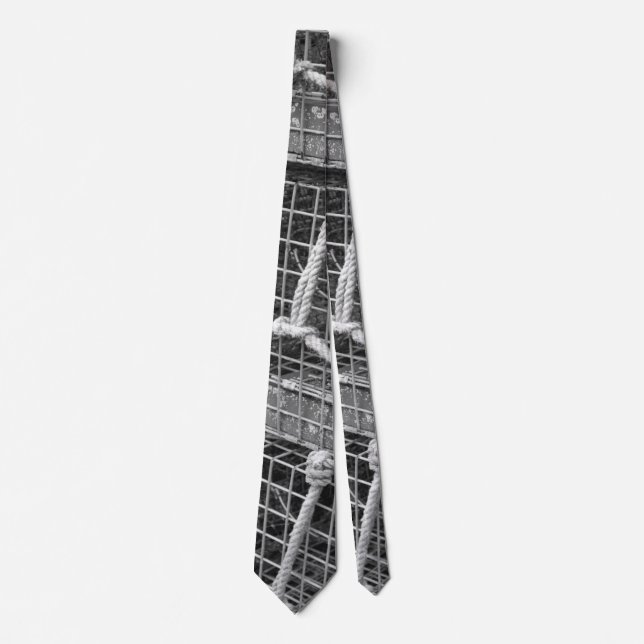 Lobster Trap Stack Neck Tie (Front)