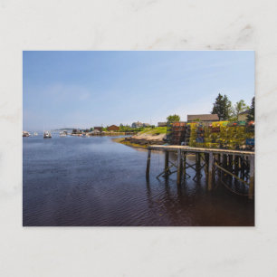 Lobster Traps, Corea, Maine Postcard
