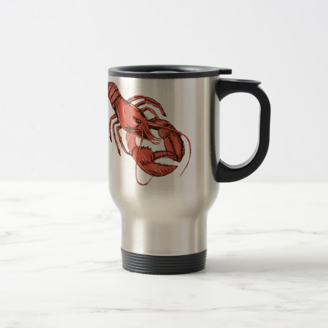Lobster Travel Mug (Right)