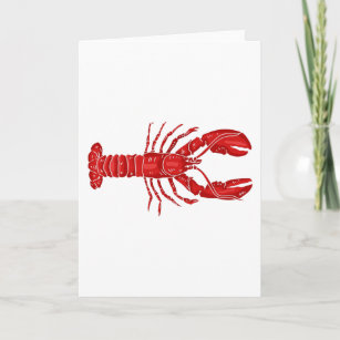 Lobster Vector Card