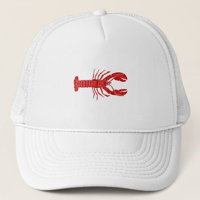Lobster Vector Trucker Hat (Front)