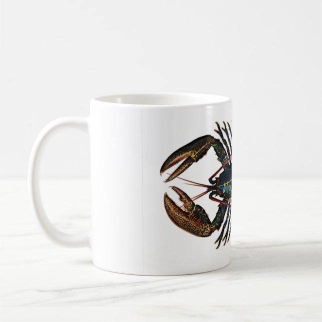 Lobster - Vintage Design Coffee Mug (Left)