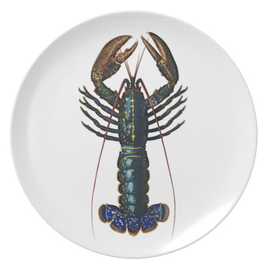 Vintage Lobster Plates Zazzle