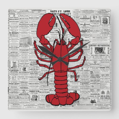 Lobster Wall Clock