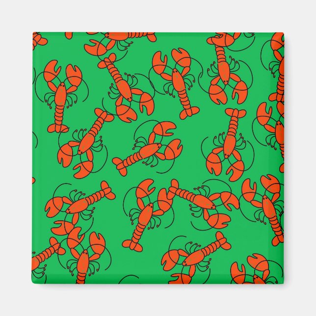 Lobster Wallpaper Magnet (Front)
