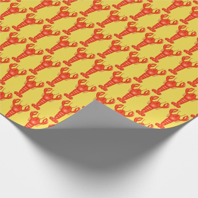 Lobster Wrapping Paper (Corner)