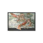 Lobsters in the Ocean, Vintage Art Nouveau Canvas Print