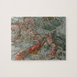 Lobsters in the Ocean, Vintage Art Nouveau Jigsaw Puzzle