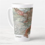 Lobsters in the Ocean, Vintage Art Nouveau Latte Mug