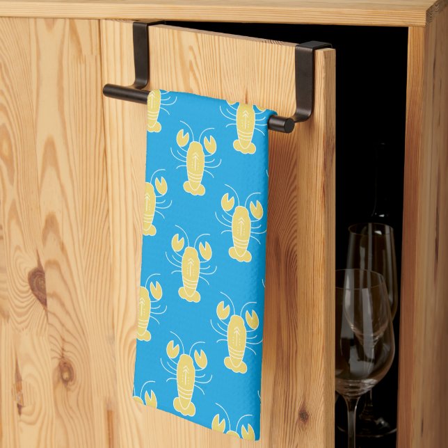 Lobsters Kitchen Towel (Thirds Fold)