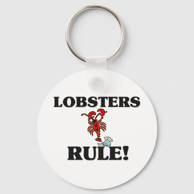 LOBSTERS Rule! Keychain (Front)