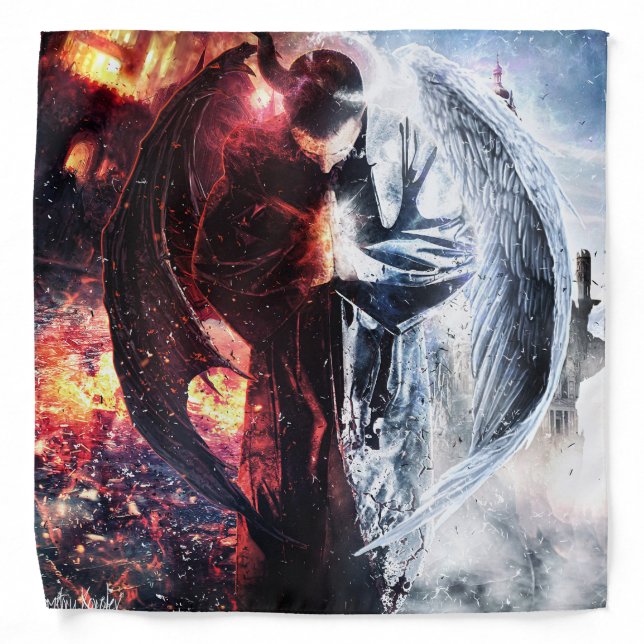 Loc Saint "Angelz & Demonz" Bandana (Front)