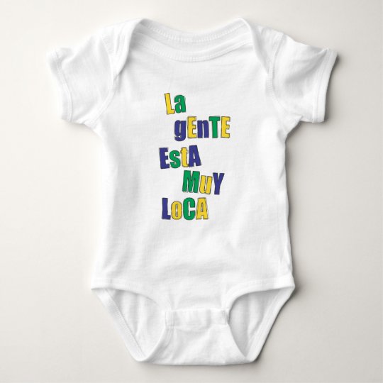 Loca Green|Yellow|Blue Baby Bodysuit