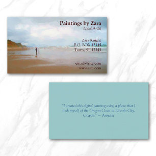 Local Artist or Painter Business Card
