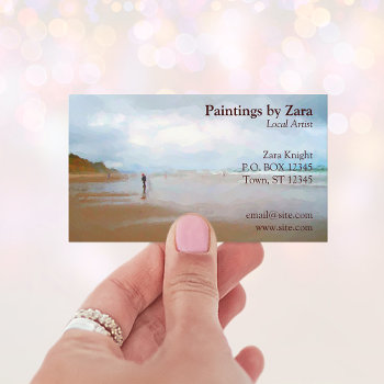 Local Artist Or Painter Business Card by annaleeblysse at Zazzle