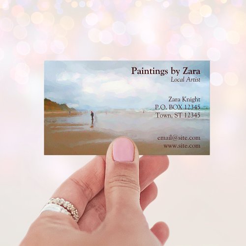 Local Artist or Painter Business Card