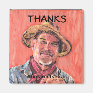 Local Artist, Thanks, edit text Magnet