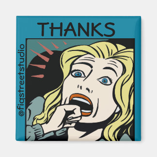 Local Artist, Thanks, edit text Magnet