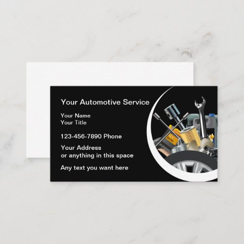 Local Automotive Service Business Cards