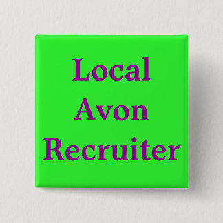 Local Avon Recruiter Button