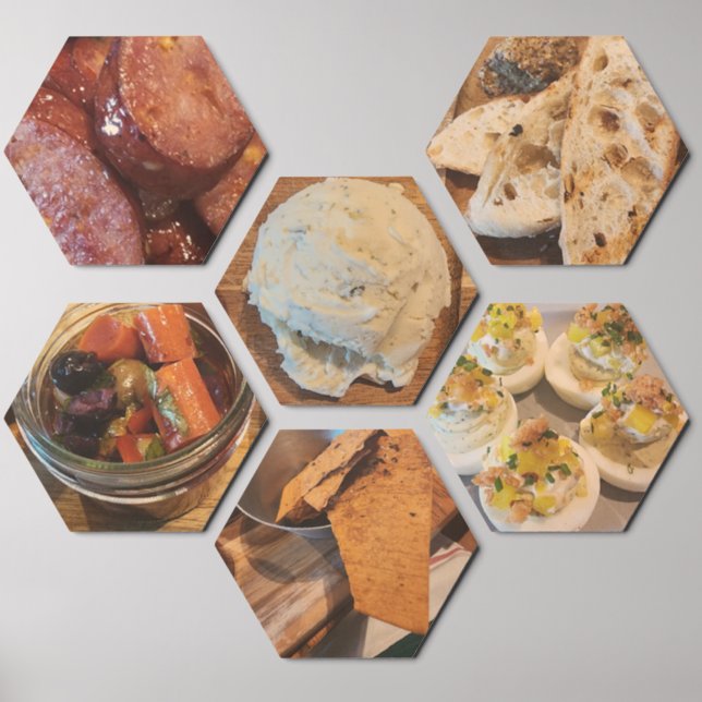 Local Board and Devilish Eggs Wood Photo Tile (Front Set)