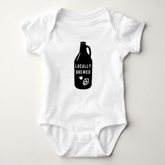 Local Brew Baby Bodysuit | Beer Lover | Brew Baby (Front)