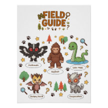 Local Cryptid Field Guide | Funny Monster Hunter
