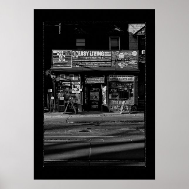 Local Everything Store No 2 with Border Poster (Front)