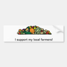 Local Farmer Bumper Sticker